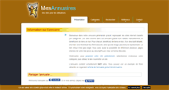 Desktop Screenshot of annuaire.mesprogrammes.net