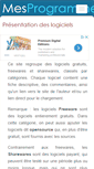 Mobile Screenshot of mesprogrammes.net